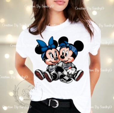 D111 Micky Mouse and Minnie Mouse | DTF Transfers | DTF