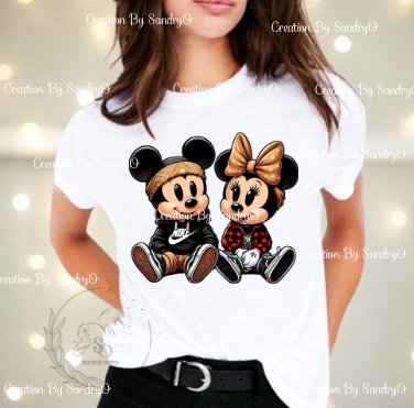 D118 TRANSFERS | Micky Mouse and Minnie Mouse | Bebe