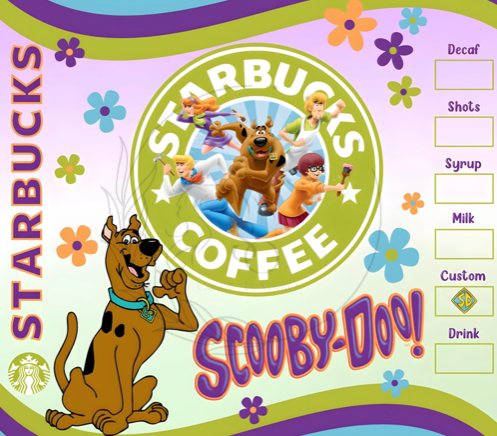 T607 Sublimation Transfer | Scoobe-doo!