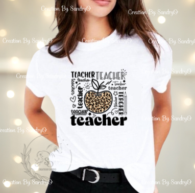 D141 Teacher | Diseño #5 | DTF Transfers | DTF