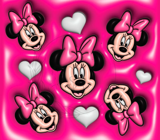 T625 | Transfers De Sublimacion | Minnie Mouse Pink