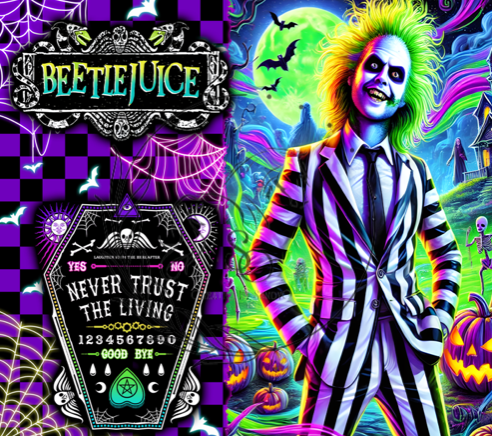 T738 | Sublimation Transfers | Beetlejuice