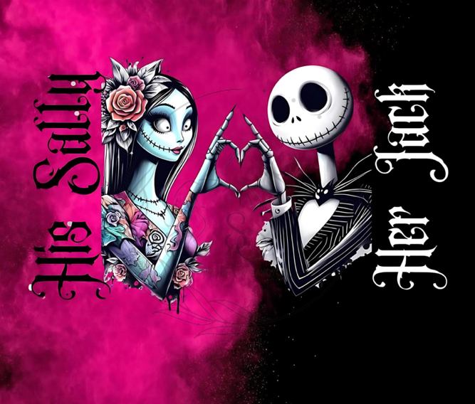 T774 | Transfers De Sublimacion | Jack and Sally