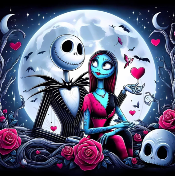 T795 | Transfers De Sublimacion | Jack and Sally