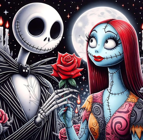 T792 | Transfers De Sublimacion | Jack and Sally