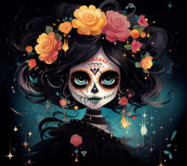 T807 | Transfers Para Sublimar | Dia de muertos