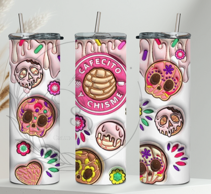 V302 | Tumbler Cup | Dia de Muertos