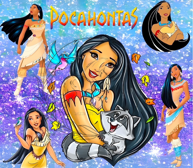 T813 | Transfers De Sublimacion | Pocahontas