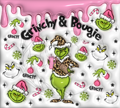 T827 | Sublimation Transfers | Grinch | Christmas