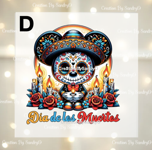 D202 | DTF TRANSFERS | DAY OF THE DEAD