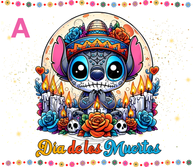 T889 | Transfers Para Sublimar | Dia de muertos