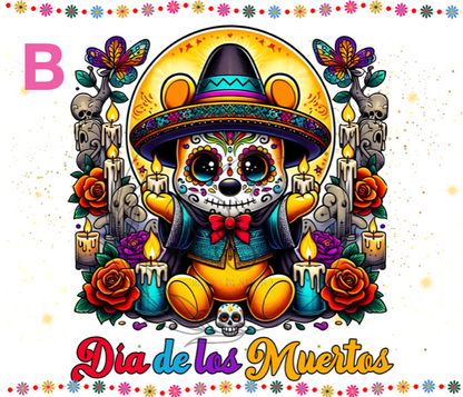 T889 | Transfers Para Sublimar | Dia de muertos