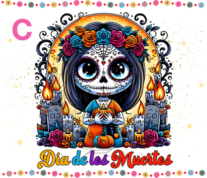 T889 | Transfers Para Sublimar | Dia de muertos