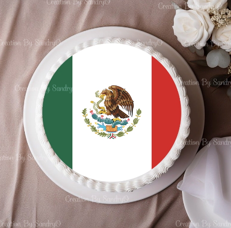 S16 | Decoración Comestible para tortas | Fiesta | Mexico