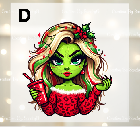 D43 DTF TRANSFERS | Grinch