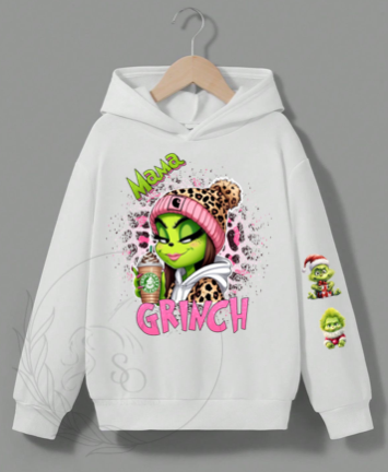 D207 DTF TRASFERS | Navidad Grinch PINK