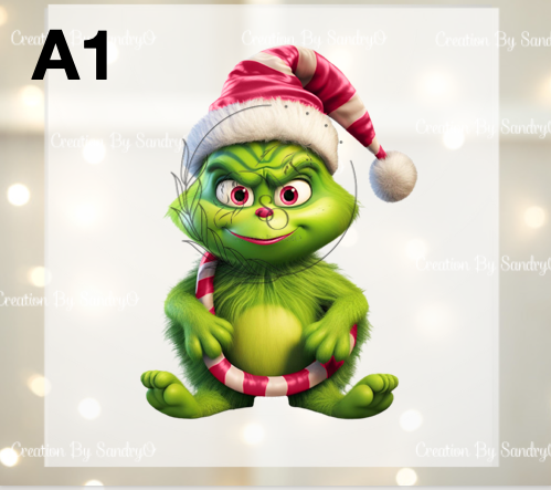 D209 DTF TRASFERS | Navidad Grinch BEBES