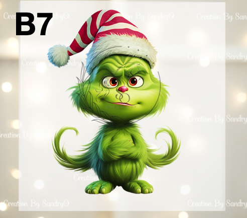 D210 DTF TRASFERS | Navidad Grinch BEBES 2