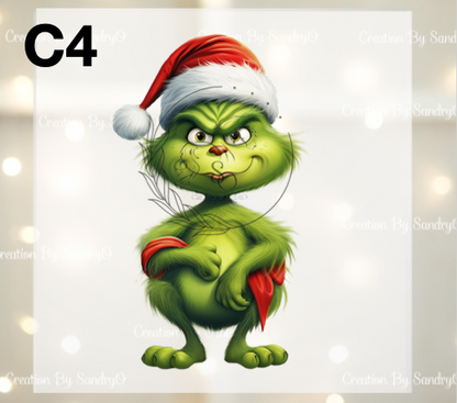 D211 DTF TRASFERS | Navidad Grinch BEBES 3