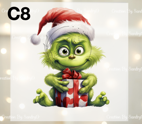 D211 DTF TRASFERS | Navidad Grinch BEBES 3