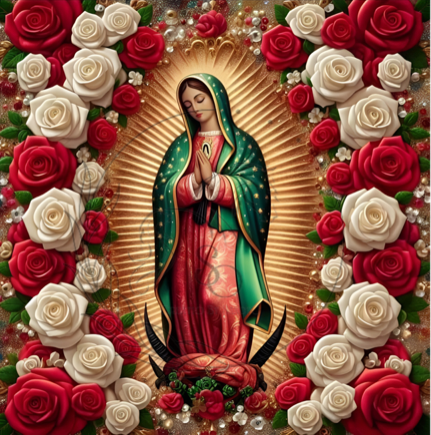 T843 | Transfers De Sublimacion | Virgen De Guadalupe