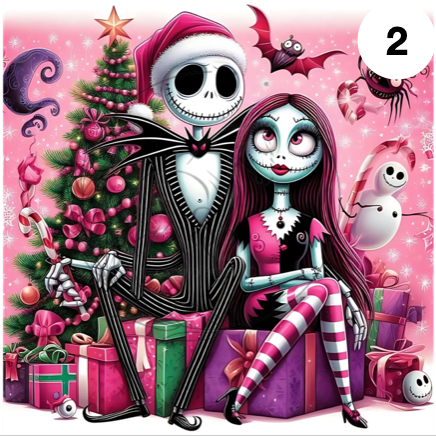 T795 | Sublimation Transfers | Jack and Sally