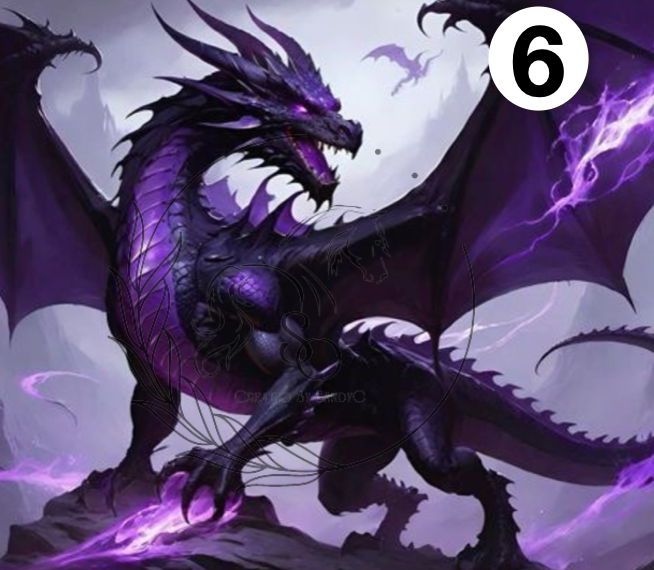 T855 | Transfers Para Sublimacion | Dragon Morado