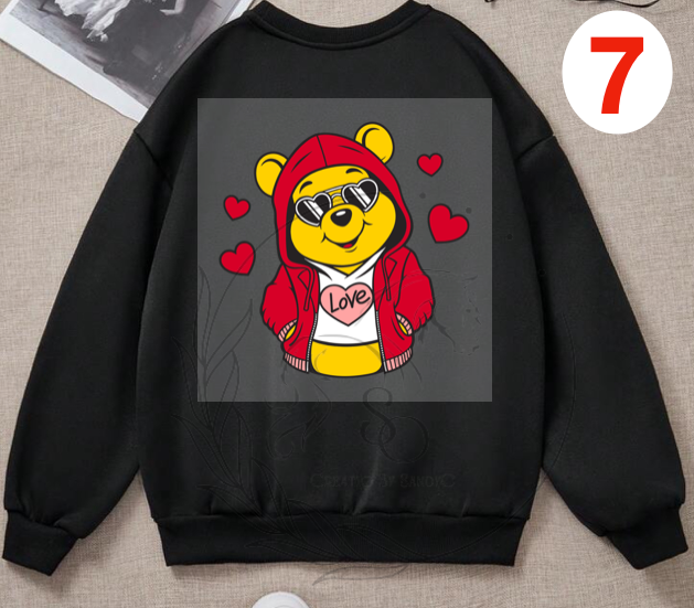 D8 | DTF TRASFERS | Winnie the pooh 2