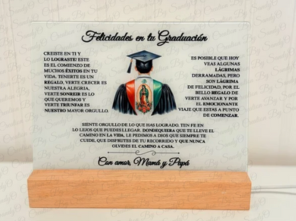 S14 Recuerdo de Graduacion, Placa de luz LED