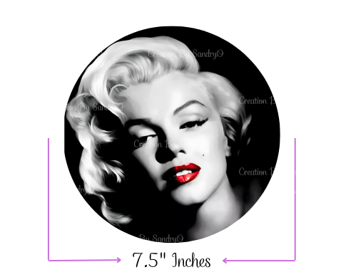 S6 | Decoración Comestible para tortas | Marilyn Monroe Cake