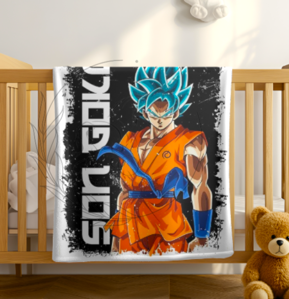 Manta de Terciopelo | Diseño de Son Goku (BL001)