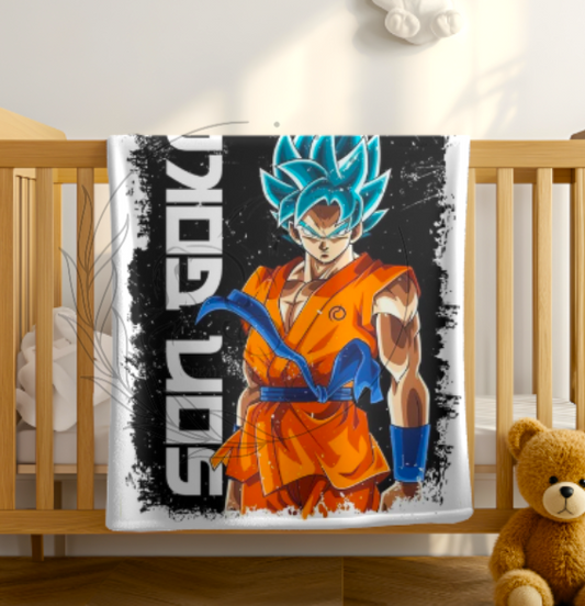 Manta de Terciopelo | Diseño de Son Goku (BL001)