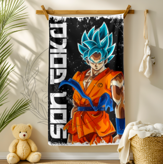 Manta de Terciopelo | Diseño de Son Goku (BL001)