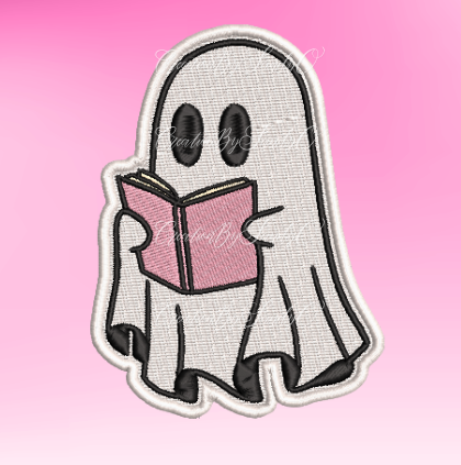 Pink book Boo | Halloween | X10 | Adhesivo Facil de colocar